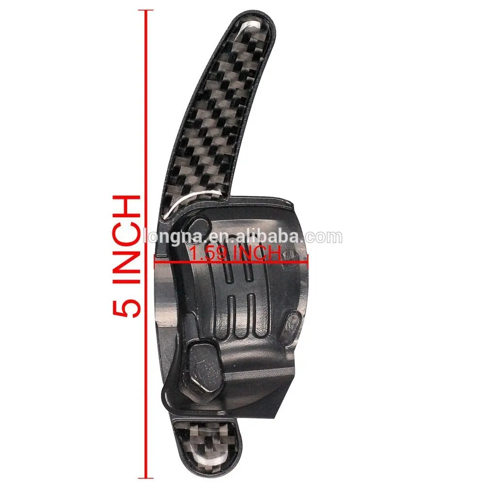 2 шт. переключатель рулевого колеса из углеродного волокна для VW Golf mk6 GTI R Scirocco R20 R36