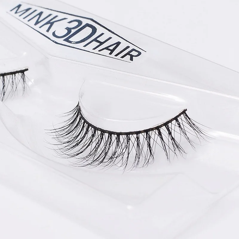 1 пара 3D ручной работы накладные ресницы из норки индивидуальные натуральные для