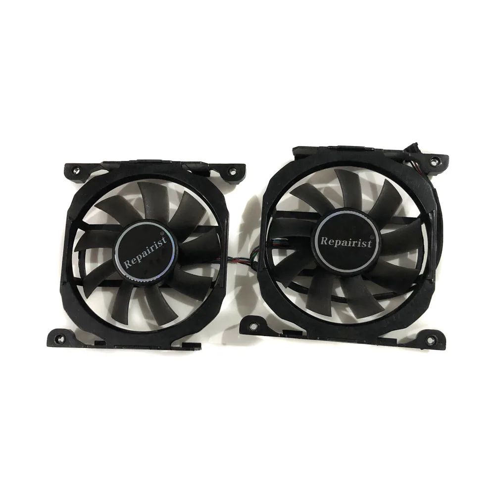 2 шт./компл. CF 12815S GPU радиатор Графика вентилятор для Эльза GeForce RTX 2070 S.A.C GTX 1060 970 960