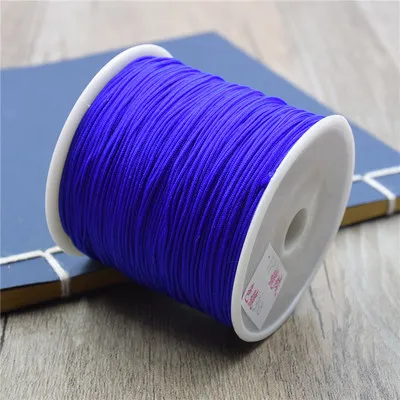 Нейлоновый шнур 10 м 0 8 китайский с узлом макраме плетеный DIY кисточки вышивка