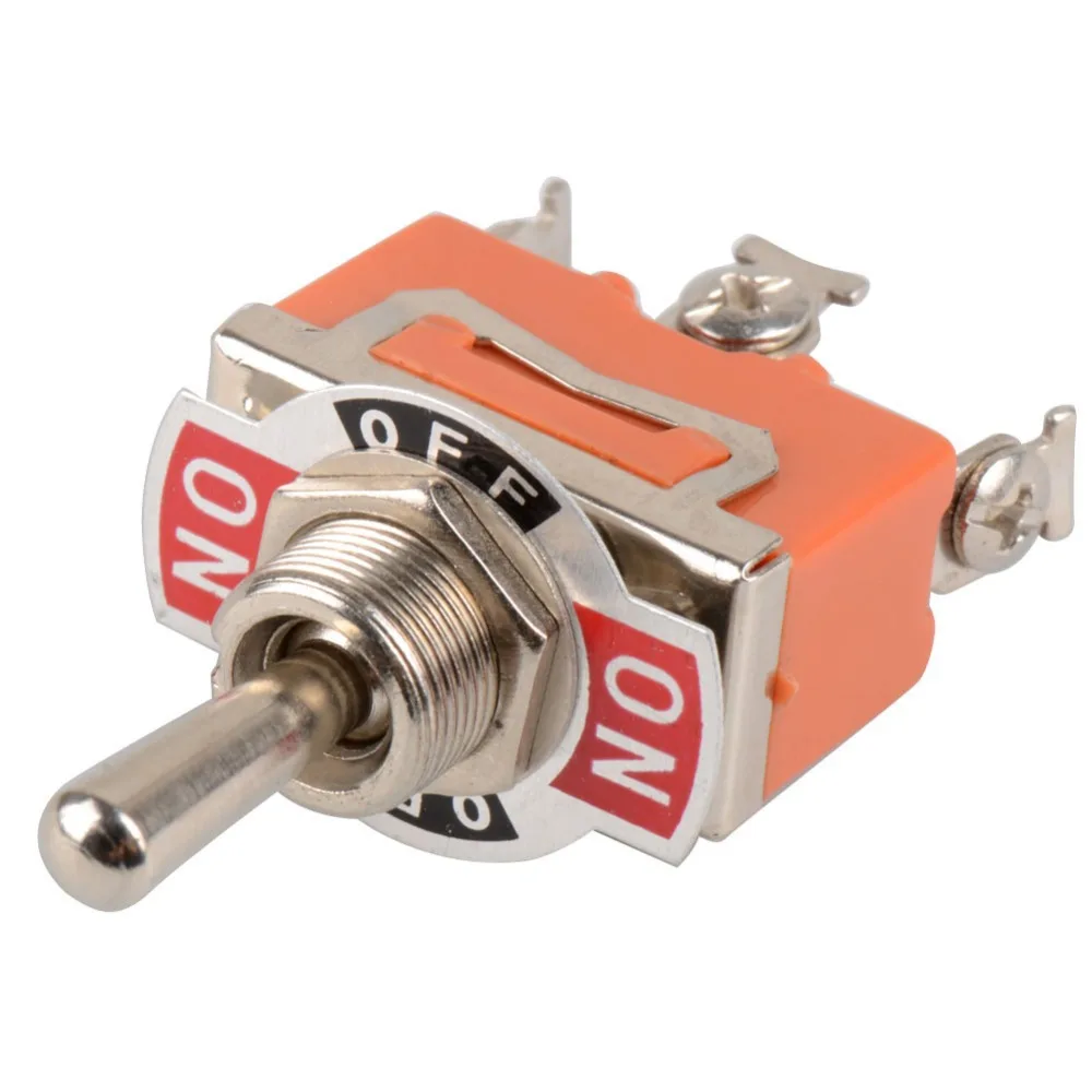 1 шт. 3 Pin ВКЛ ВЫКЛ на х слойный тумблер 15A 250V AC оранжевый P0.05|switch 15a|switch switchswitch 250v |