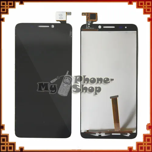 ЖК-дисплей с кодирующий преобразователь сенсорного экрана в сборе для Alcatel One Touch