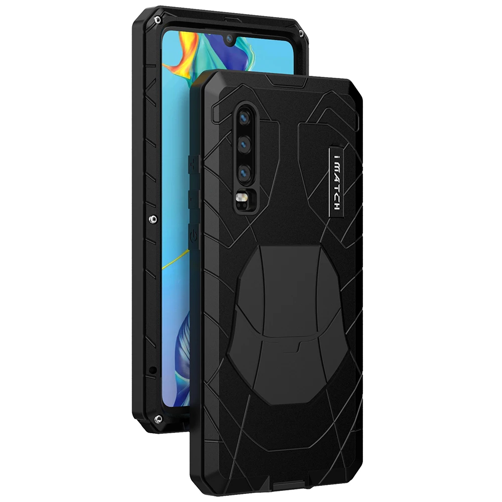 Для huawei P30 P30 Pro Чехол для телефона усиленная защита Броня металлический чехол Крышка Анти-осень алюминий полный защитный кожух