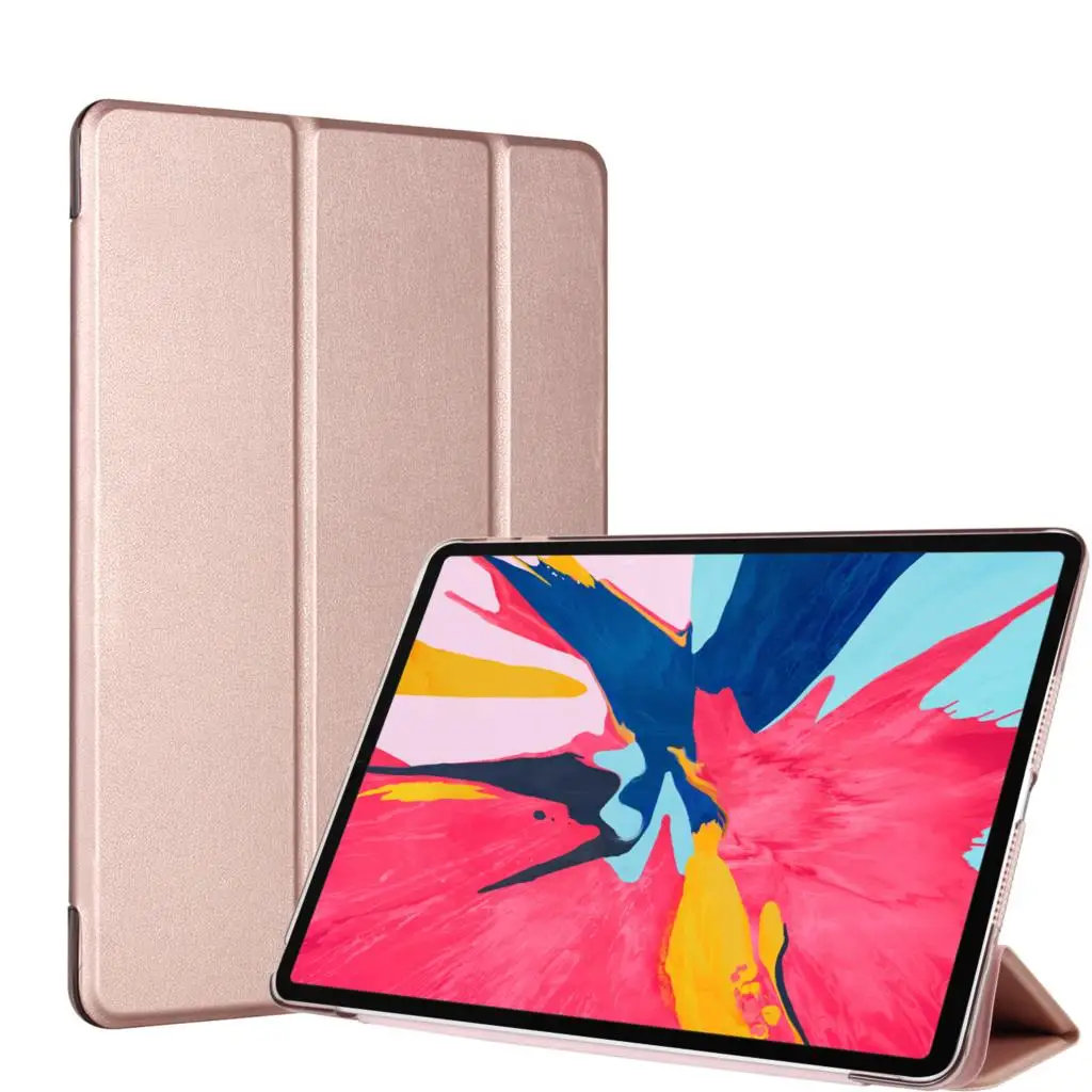 Новый чехол для iPad Pro 11 &quot2018 из искусственной кожи прозрачный ПК ультра тонкий