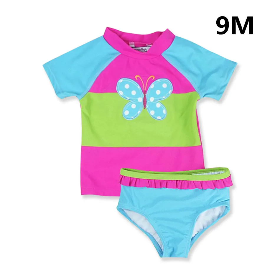 9M(tag size 18M) Купальный костюм Kavkas для девочек, новинка, Летний стиль, Бикини для детей, купальный костюм, Детские танкини, купальный костюм, пляжная одежда, купальник для новорожденных - Цвет: 9M(tag size 18M)