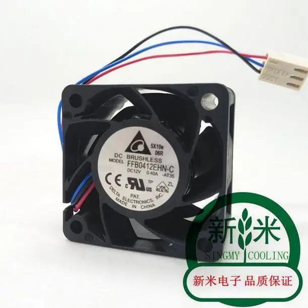Оригинальный Дельта FFB0412EHN C 4028 12V 0.40A 3 линейная скорость Вентилятор