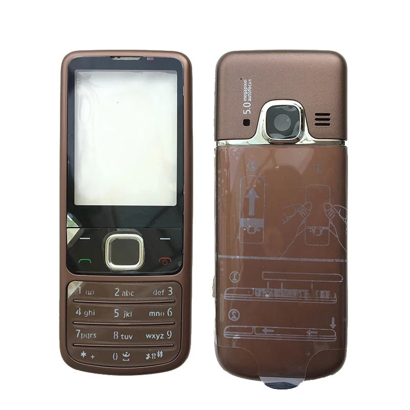 ZUGZUC для Nokia 6700 6700C полностью металлический мобильный телефон с английской и