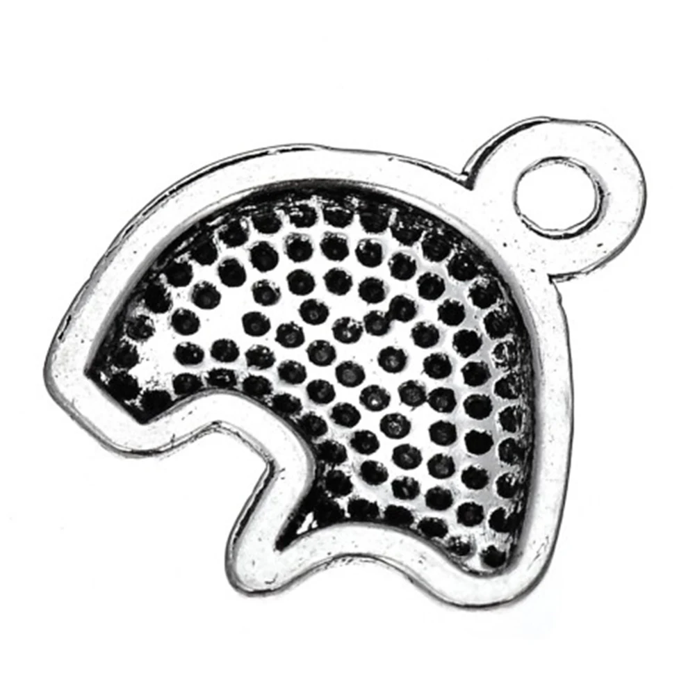 Цинковый сплав античный посеребренный дешевый стильный полярный медведь