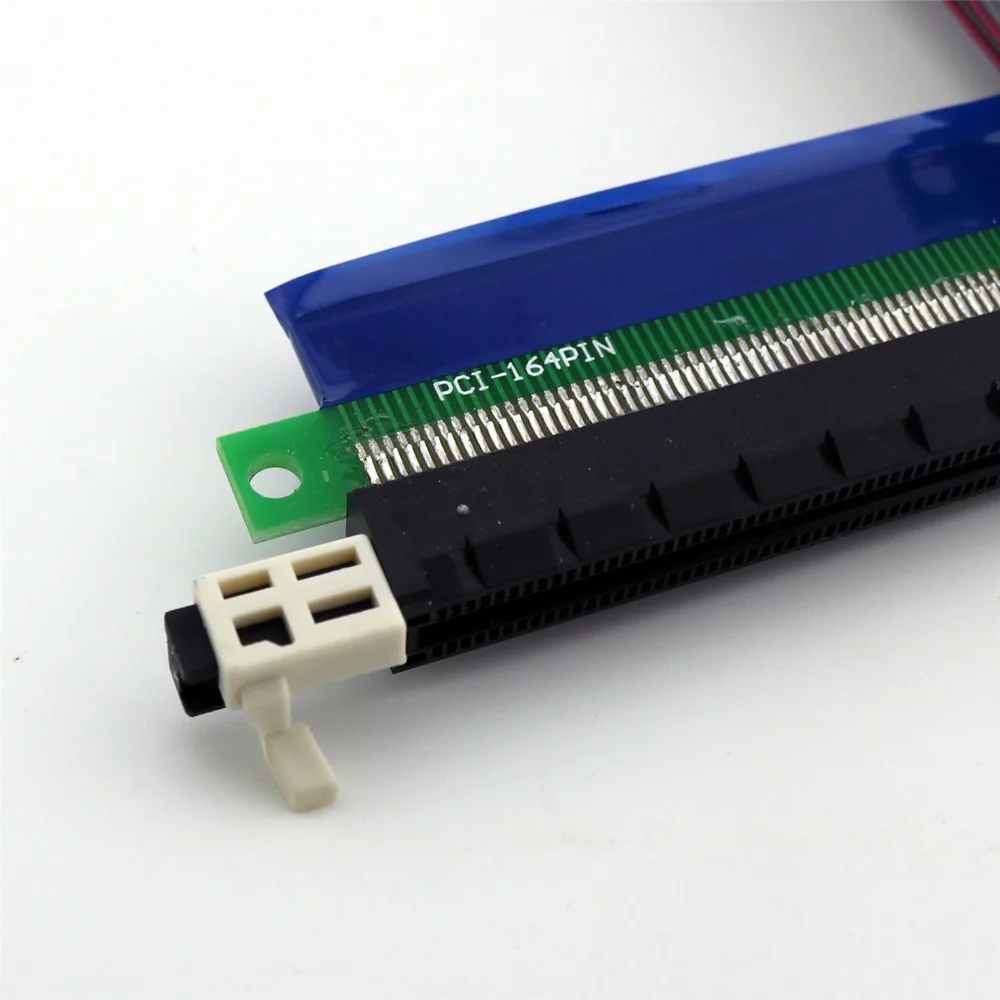 20x плоский гибкий соединительный кабель PCI E Express 1X до 16X расширитель Riser FFC к 20