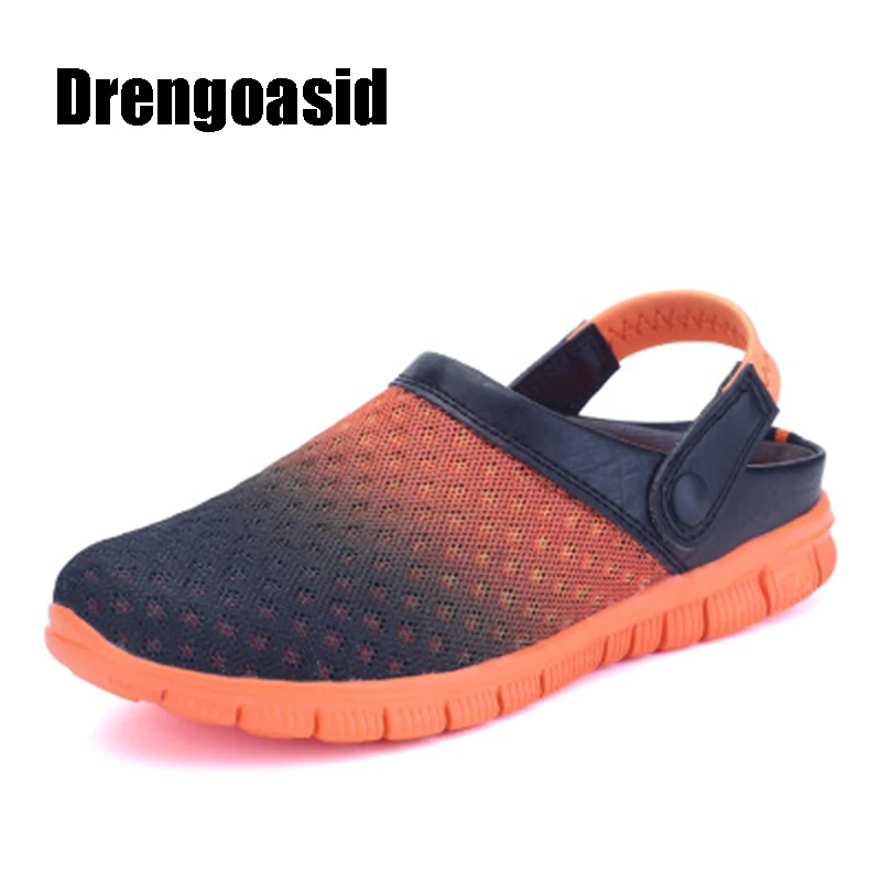 Новинка 2019 года мужские летние сандалии дышащие шлепанцы Повседневная обувь из