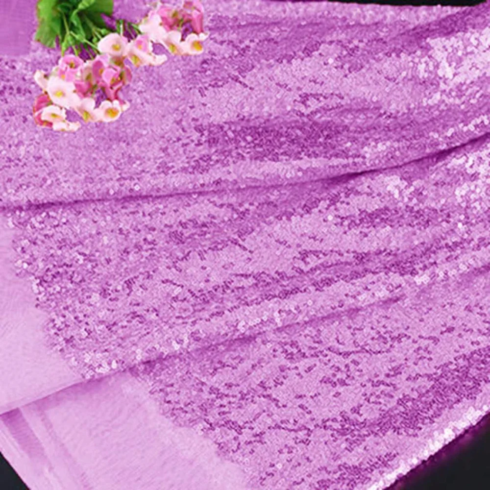 Блестящие Красота 30*275 см Прованс блесток скатерти WeddingPolyester/нейлон ткань отель