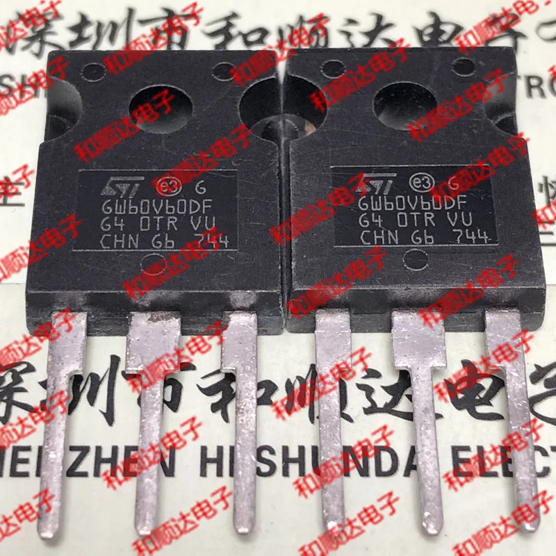 

10pcs/lot GW60V60DF STGW60V60DF New TO-247 IGBT 600V 80A