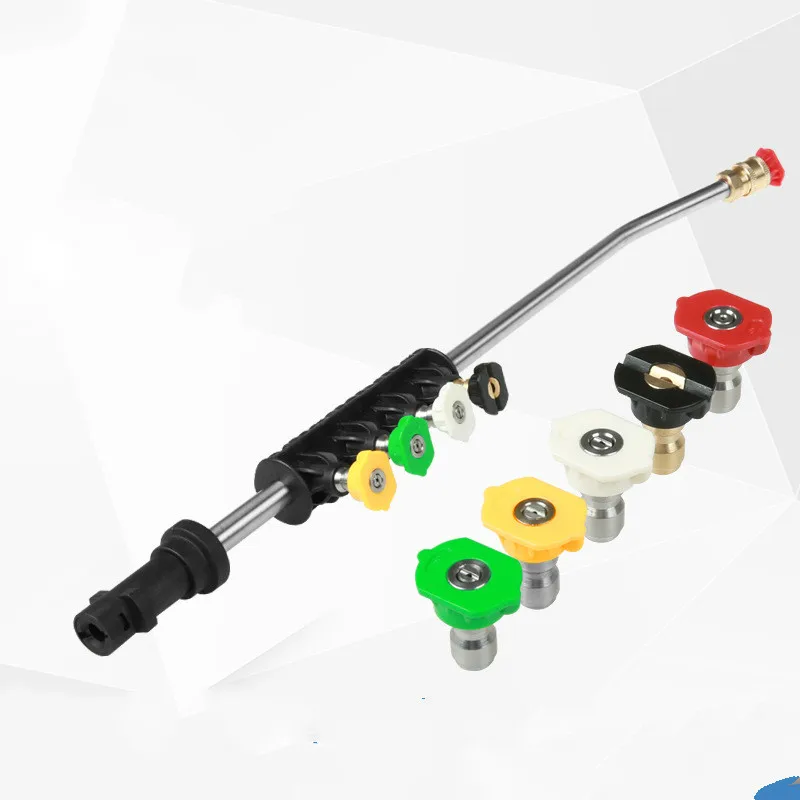 Насадка для автомойки металлическая струйная трубка мойки высокого давления