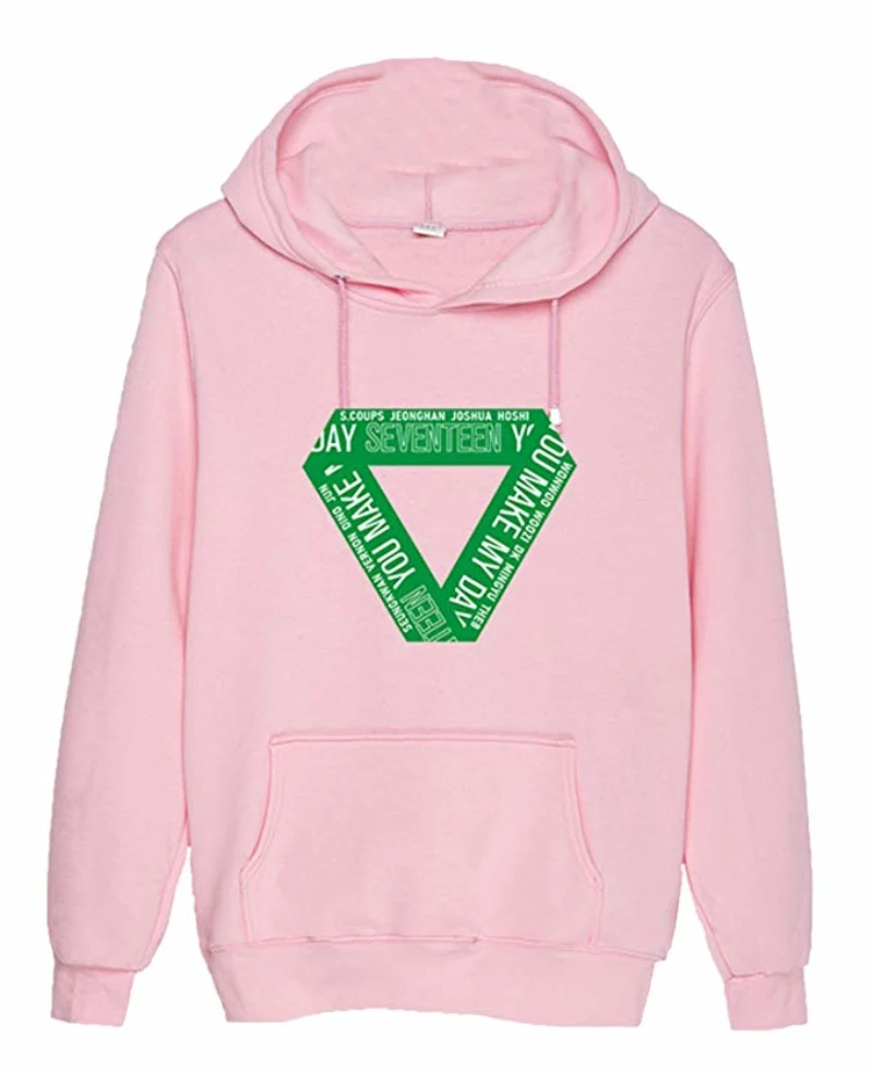 Mainlead Kpop Seventeen толстовка с капюшоном вы делаете мой день Hoshi Vernon Woozi DK пуловер