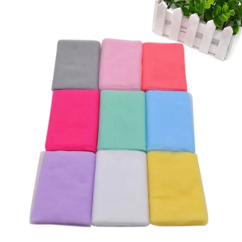 

10cm*5m Tulle Roll Spool Fabric Baby Shower Tutu Skirt Gift Craft Supplies Party Bow Romantic Wedding Party Table Decoration