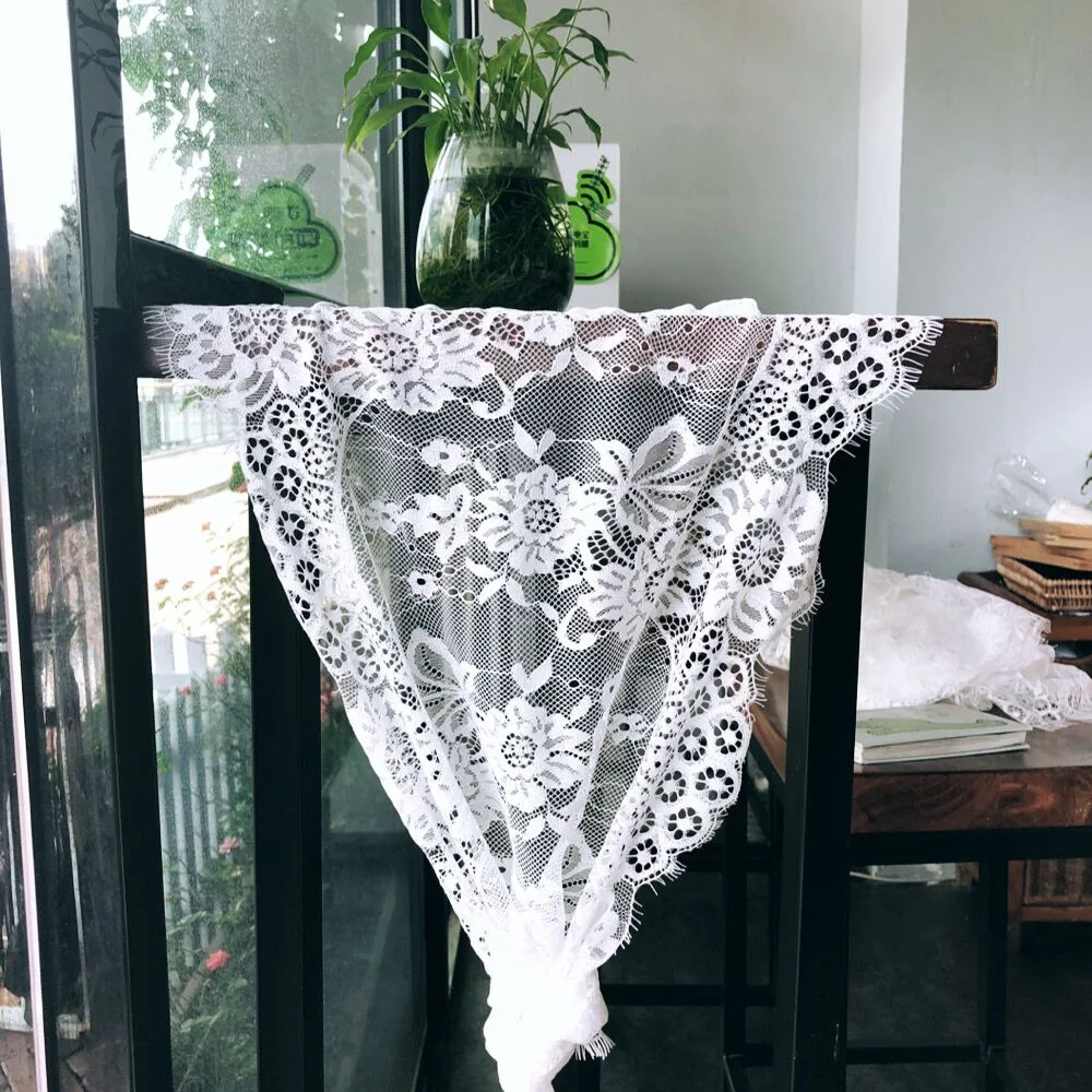 

White Lace Tablecloth Deco Wedding Table Beach Party Decoration Table Runner Birthday Decoration Home Textile 36X300CM