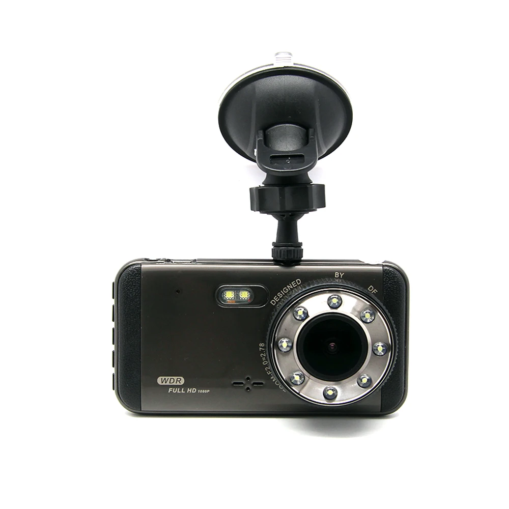 Bluavido 4 дюйма Видеорегистраторы для автомобилей тире Камера FHD 1080P WDR с функцией ночного видения авто видео Регистраторы регистратор с двумя Камера s 170 градусов