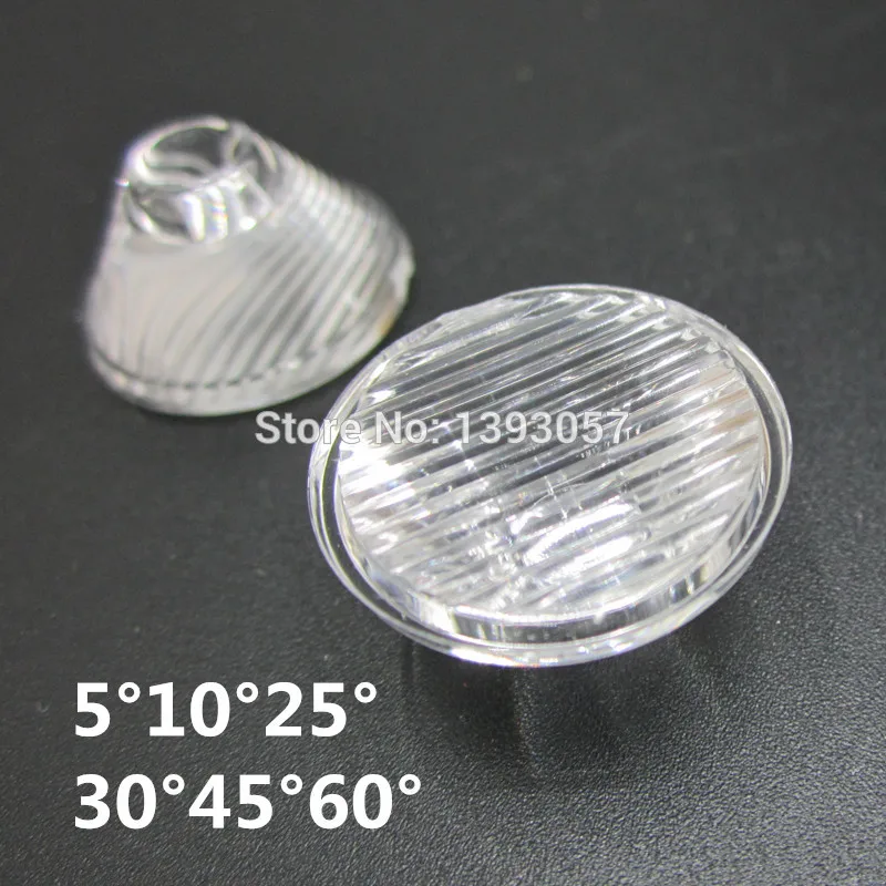 Светодиодный точечный светильник 50 шт. 5/10/25/30/45/60 градусов|led lens|20mm lenslens diameter |