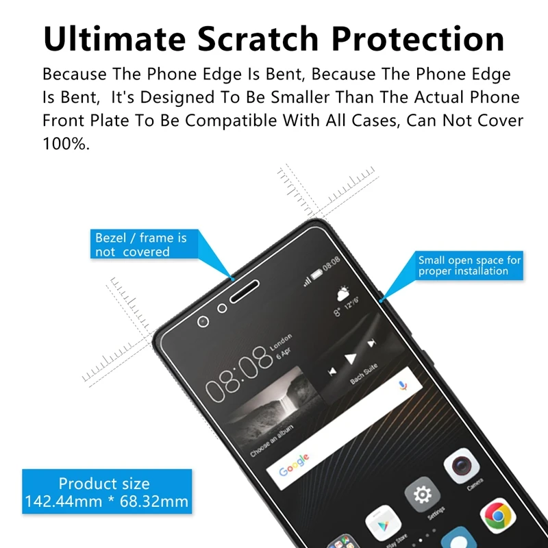 2.5D 0,26 мм 9H Премиум Закаленное стекло для huawei P9 Lite G9 защита экрана закаленное защитное стекло для huawei P9 Lite