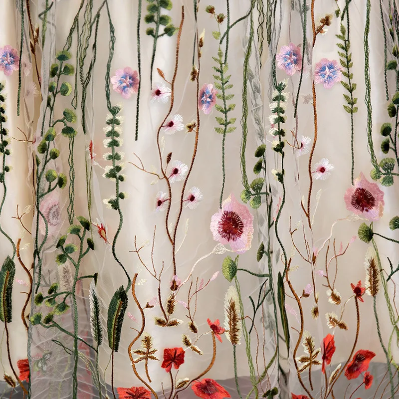 Реальное фото Тюлевое платье с открытой спиной и вышивкой полурукав глубокий