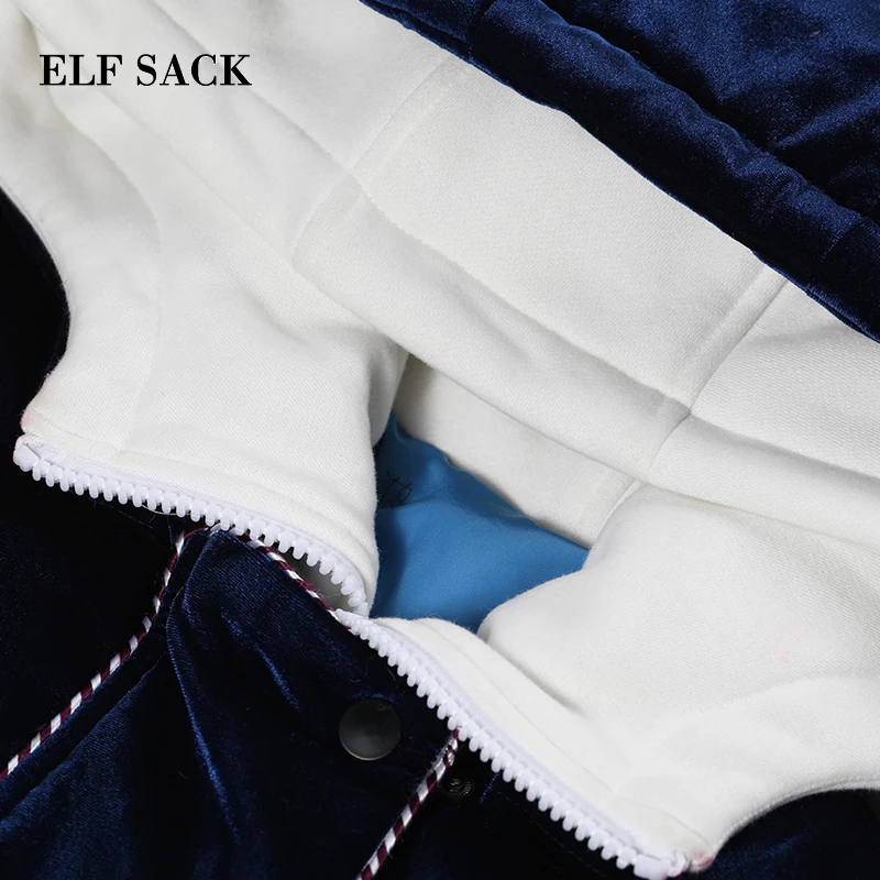 ELFSACK/Новинка зимы женский пуховик 90% белый утиный пух пальто для женщин полное