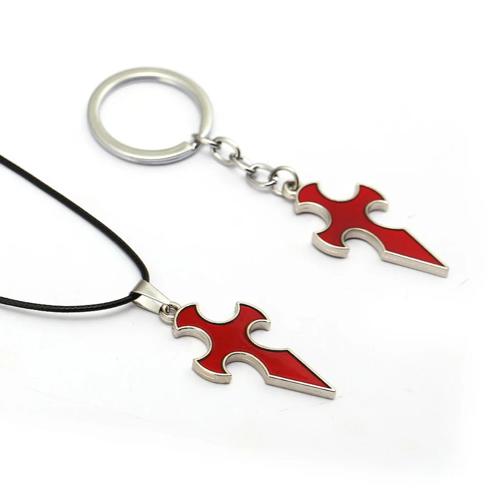 Аниме меч искусство онлайн косплей ожерелье брелок для ключей кровь Рыцари