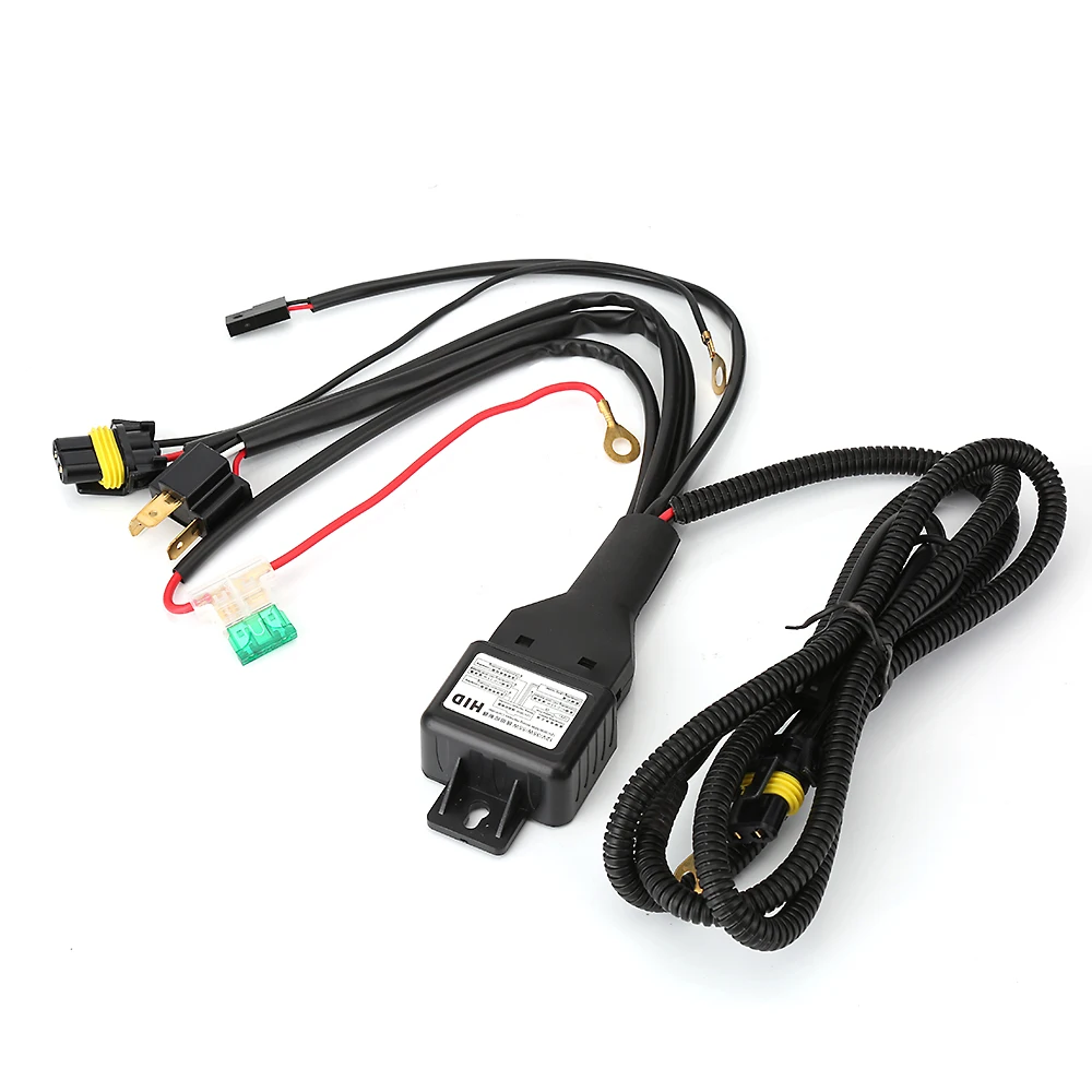 HID провод аксессуары Hi короче спереди и длиннее сзади) Биксеноновые Реле Жгут