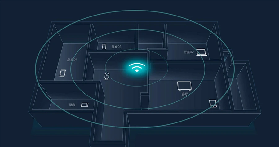 Xiaomi mi роутер 4 беспроводной 1167 Мбит/с двухдиапазонный 5 ГГц Wi-Fi 802,11 ac четыре антенны двухъядерный mi Net подключение одним ключом