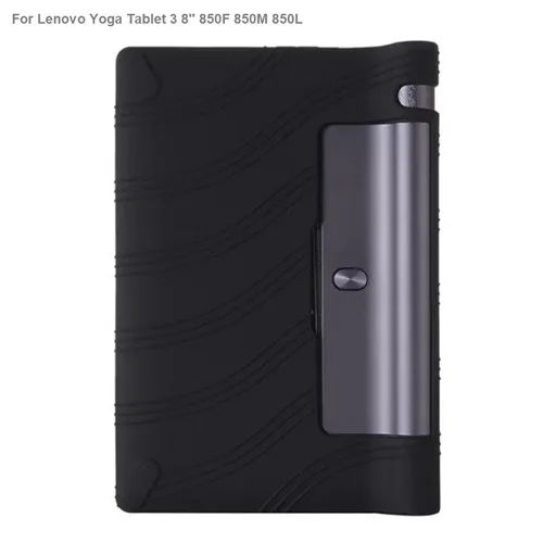 Yoga Tab3 850F Силиконовый чехол для lenovo Yoga Tablet 3 8,0 ''850F 850 M 850L резиновый чехол для lenovo Yoga Tab 2 830F 830L 830I Funda Case - Цвет: Yoga Tab3 850F