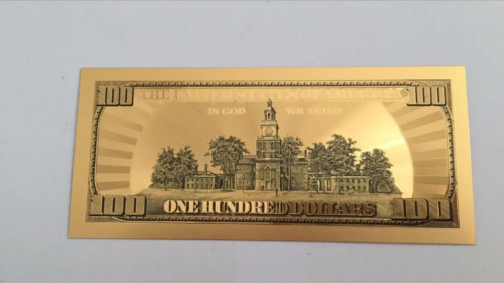 10 шт. медаль 24 К США 100 | Дом и сад