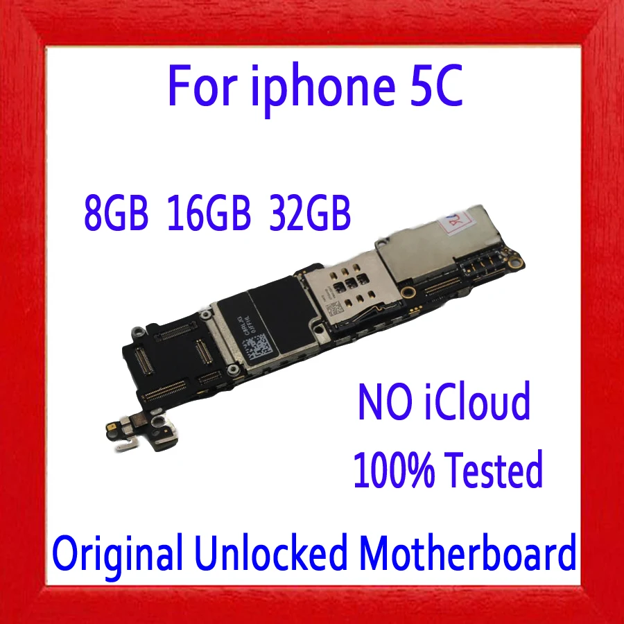 8 ГБ/16 ГБ/32 ГБ для iphone 5C материнская плата, оригинальные разблокированные для iphone 5C Материнские платы с полным чипом