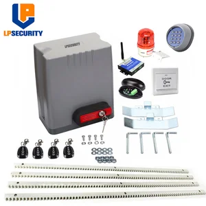 LPSECURITY AC 800 кг автоматический Электрический раздвижной штопор, мотор, скользящий двигатель с 4 м или 5 м стальными стойками