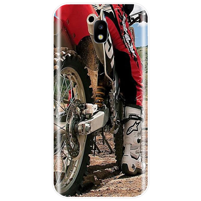 Motocross moto cross dirtbikes Cover TPU Phone Case For Samsung Galaxy J3 J4 J6 J8 2018 J5 J7 2017 2016 J3PRO PLUS | Мобильные