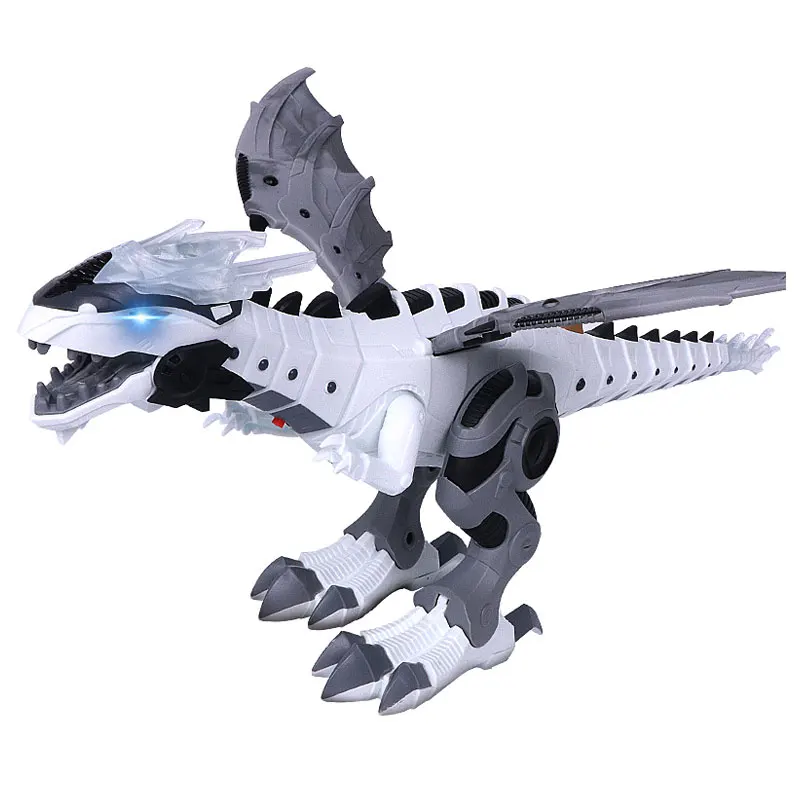 Электрический интерактивные питомцы динозавров игрушки Прогулки спрей робот