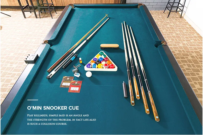 Новое поступление О 'мин 3/4 чехол для снукера Набор 9,5 мм/10 мм советы Китай