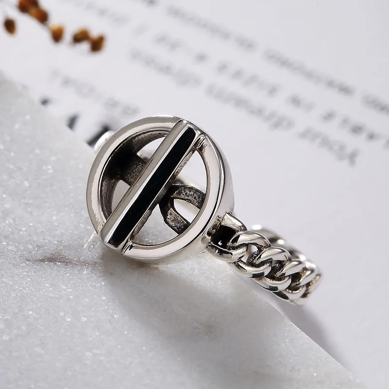 Серебро S925 пробы Япония Корея упрощенная плетеная Геометрическая