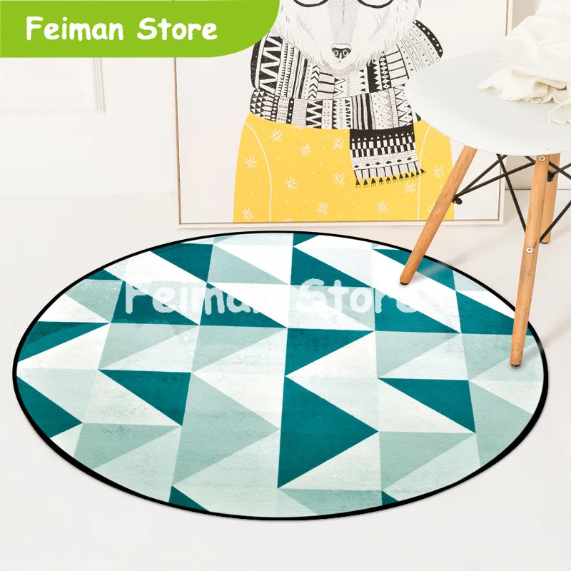 Скандинавский Серый Белый детская игровая палатка напольный коврик с