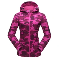tectop spring autumn soft shell outdoor military tactical jacket waterproof windproof sports camouflage jacket for women