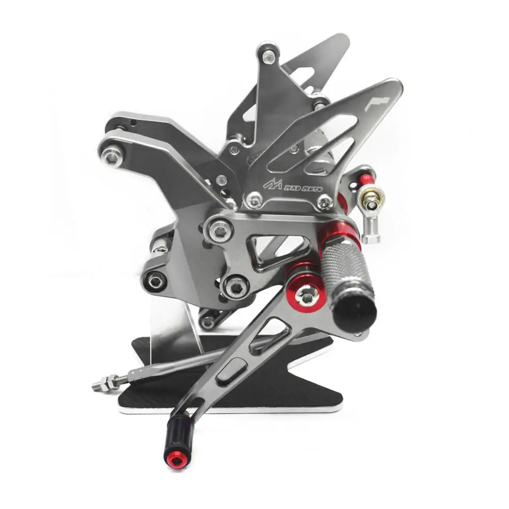 Titanium Для KAWASAKI Z900 CNC Регулируемые подножки для ног Rider Rearsets педаль для ног - Цвет: Titanium