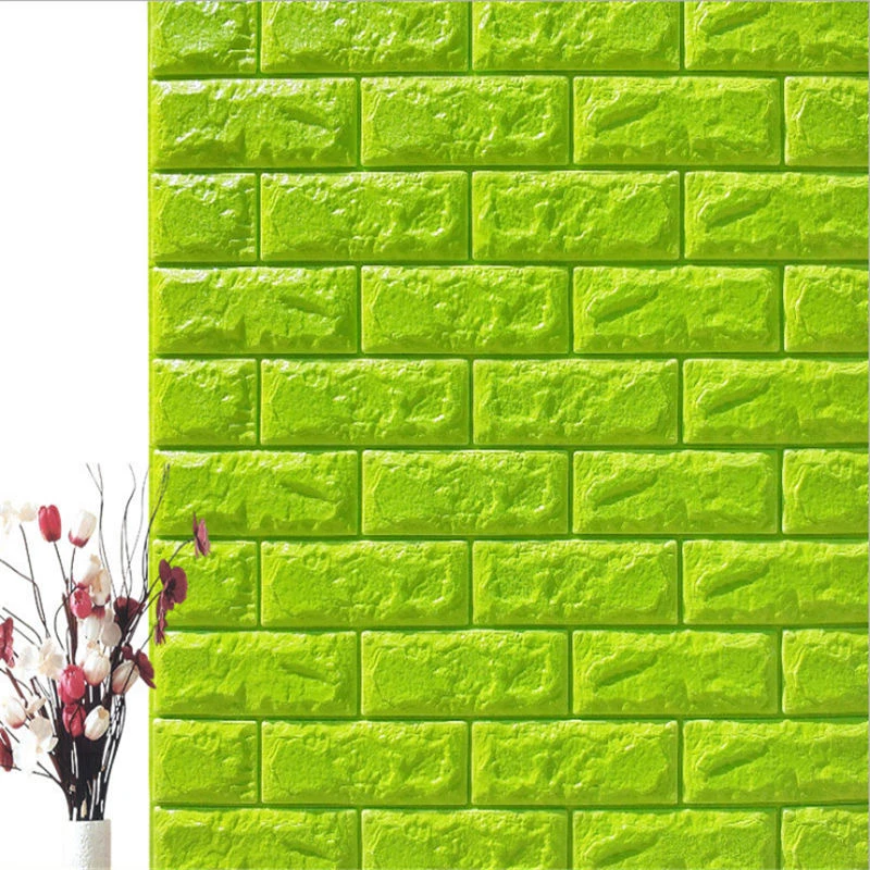 3D кирпич стикер жизнь водостойкий поролон комната Спальня DIY искусства обои 70*77