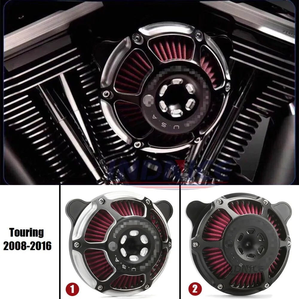 Для harley 103 Motor street glide road набор воздухоочистителей воздушный фильтр electra ultra 2008 16