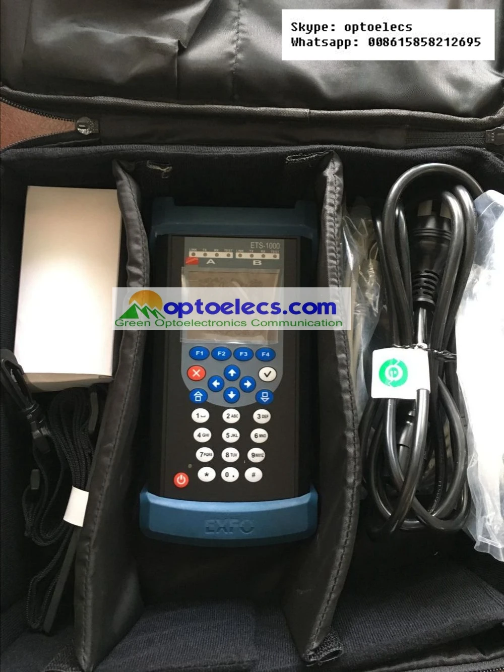 

Free Shipping EXFO ETS-1000 NETWORK TESTING-TRANSPORT AND DATACOM ETHERNET ANALYZER