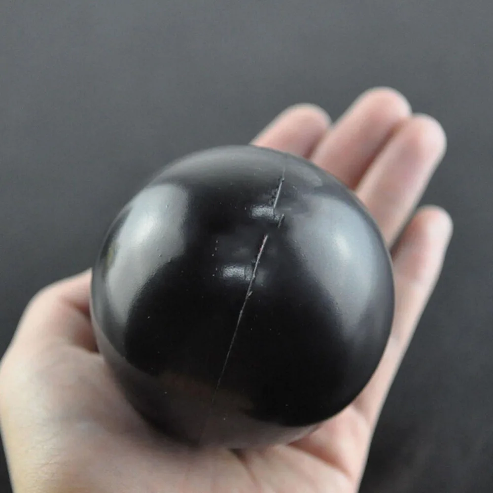 1 шт. черный шарообразный шар для снятия стресса мягкие Сожмите пены мяч запястье