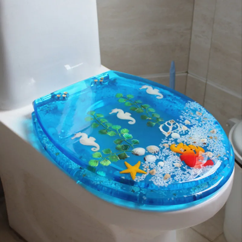 toilet seat G Различные стили, европейский стиль, модные Универсальные буферные крышки для унитаза из смолы, цветные уплотненные сиденья для унитаза, J18006 - Цвет: toilet seat G