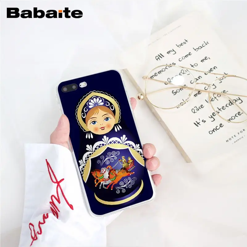 Милые русские куклы матрешка чехол для телефона iphone 12 11 Pro 11Pro Max 8 7 6 6S Plus X XS Макс 5 5S