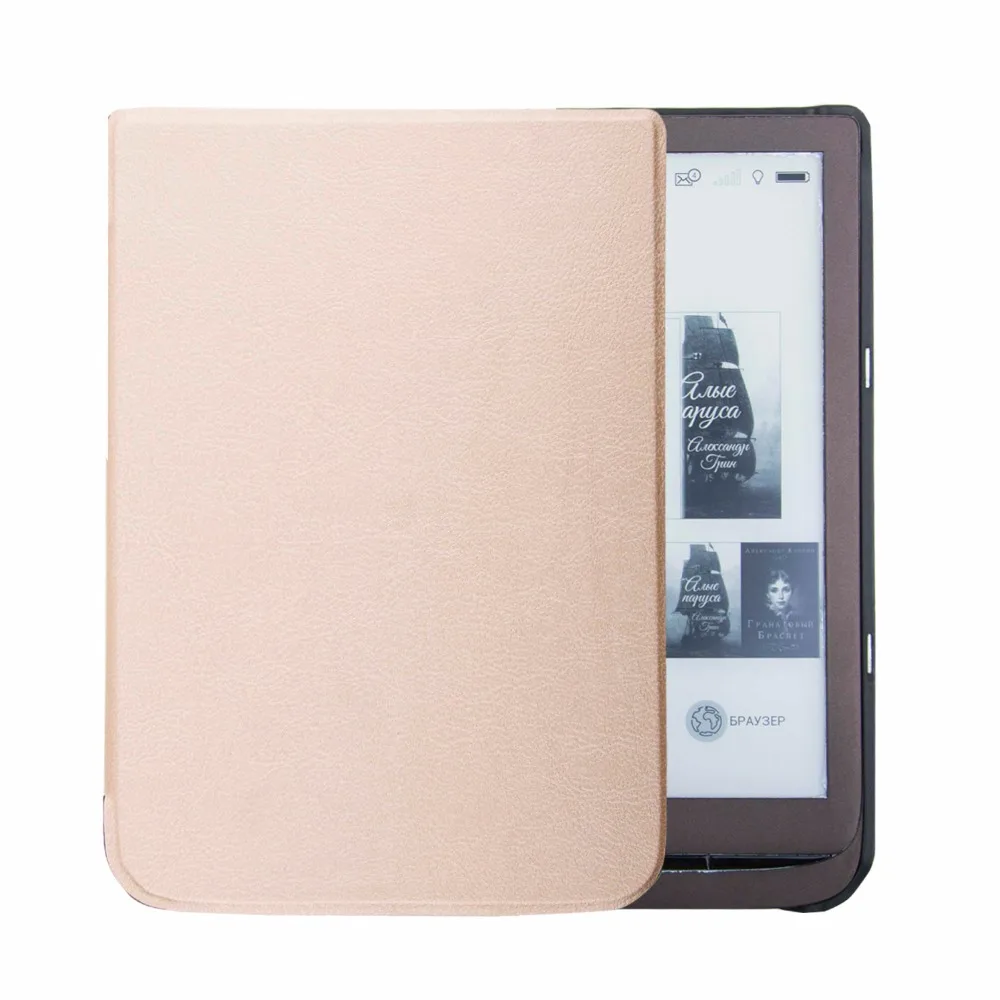 Чехол-книжка для pocketbook inkpad 3 reader inkpad 740, чехол
