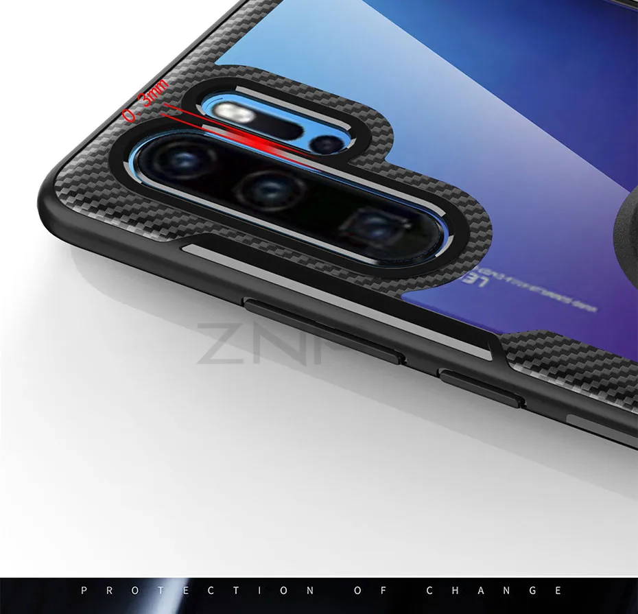 ZNP Роскошная подставка с магнитным кольцом чехол для huawei P30 P20 Pro держатель чехол s для huawei mate 20 Pro huawei P20 P30 Lite чехол