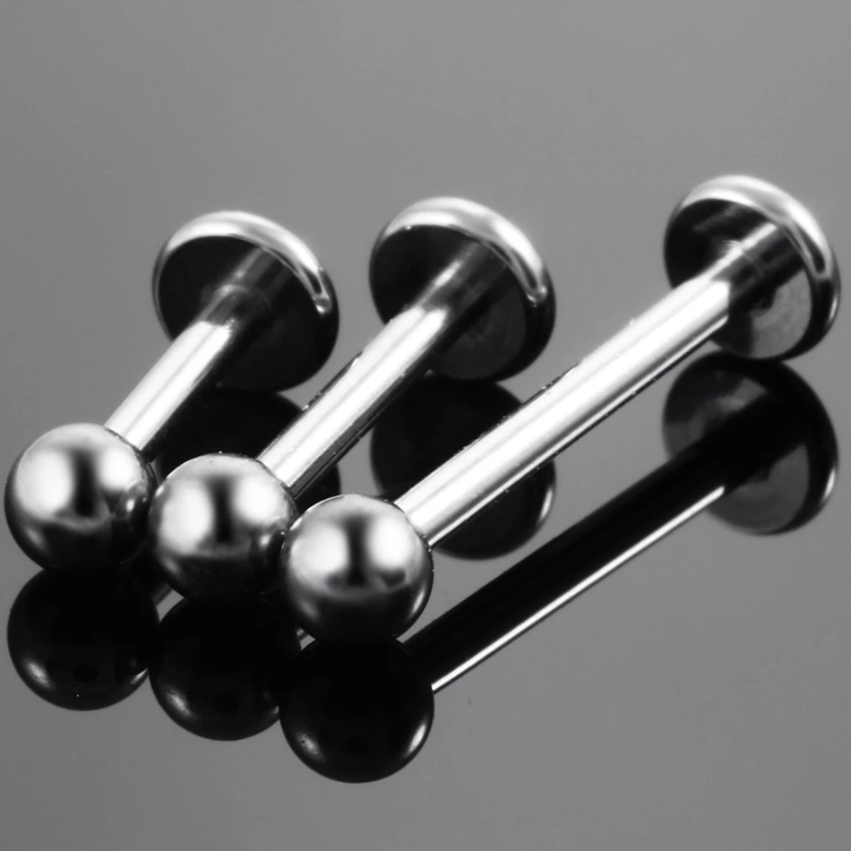 Титановые кольца для пирсинга губ