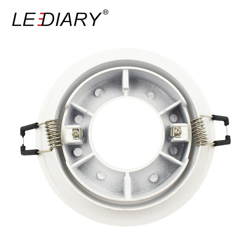 ZMISHIBO Round Double Rings LED Downlights Ceiling Fitting Base MR16 GU10 85-265V 90mm Cut Hole Beam Rotatable Indoor Lighting | Лампы и