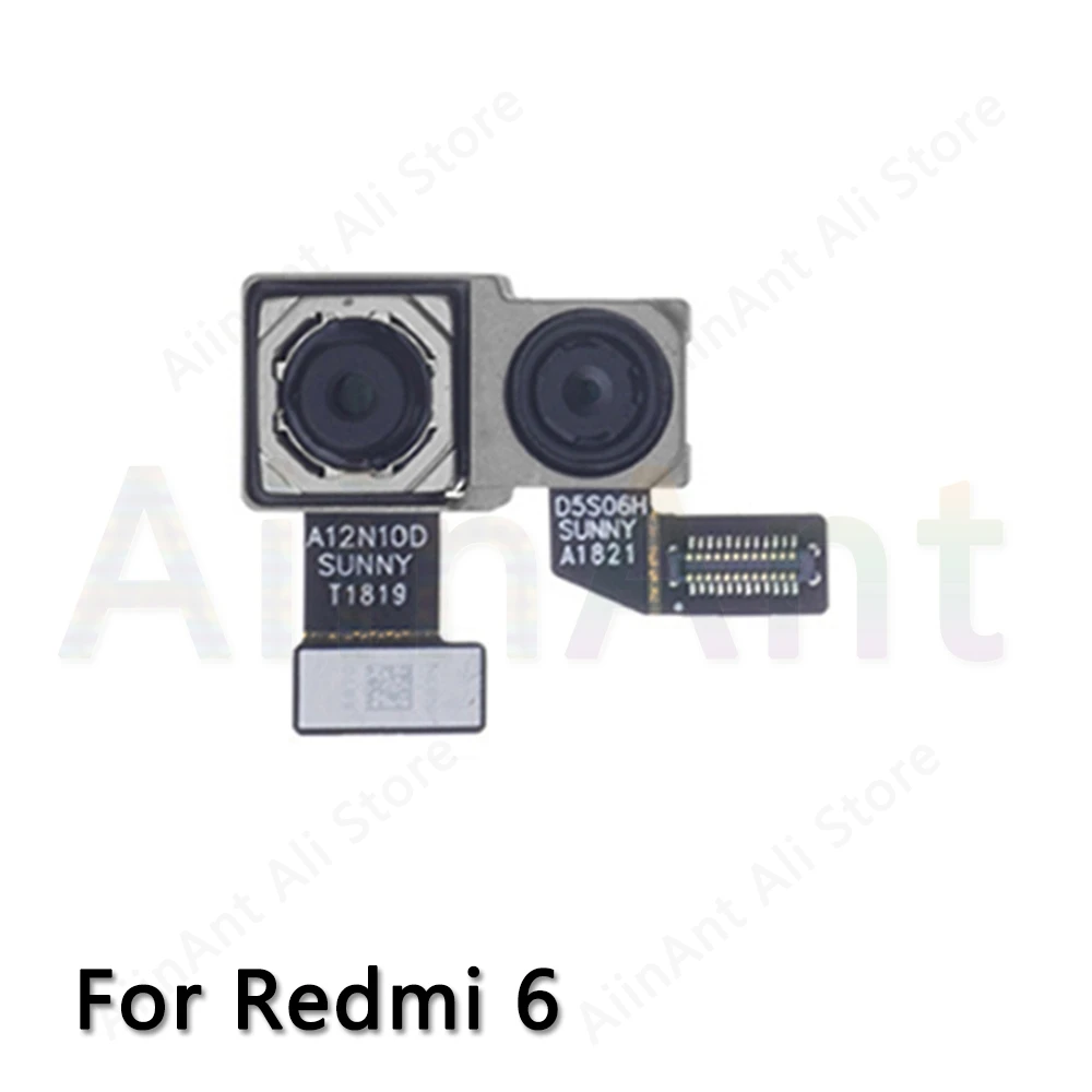 For Redmi 6 Основная задняя камера для Xiaomi mi Red mi Note 6 6A 7 Pro оригинальная задняя камера гибкий кабель - Цвет: For Redmi 6